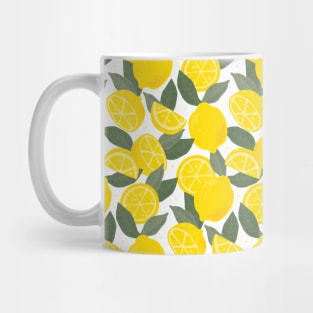 Lemon Leaves - Cute Lemon Pattern Mug